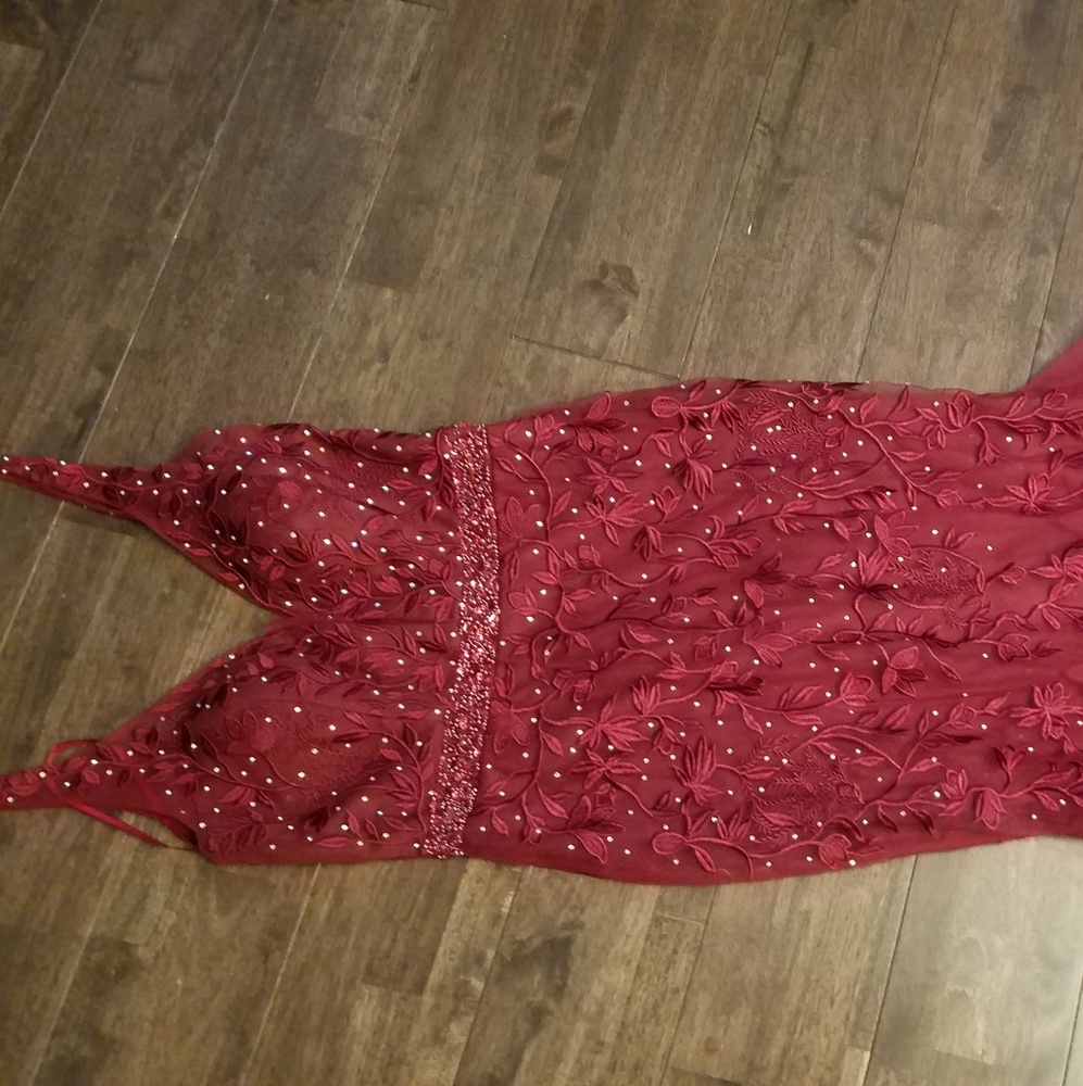 New! Formal Dress L (Burgundy)